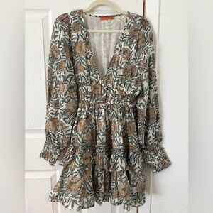 Oliphant Floral Long Sleeve Dress